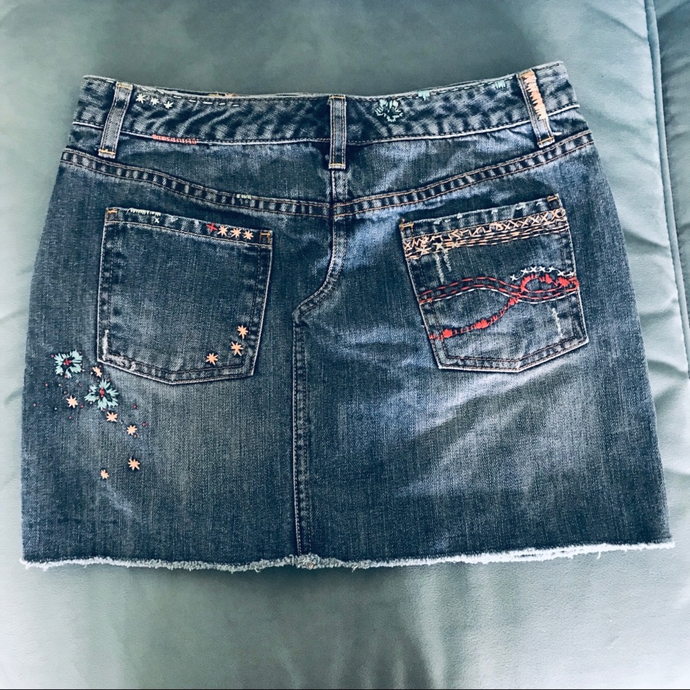 X2 Denim Laboratory Denim Skirt - Picture 2 of 8